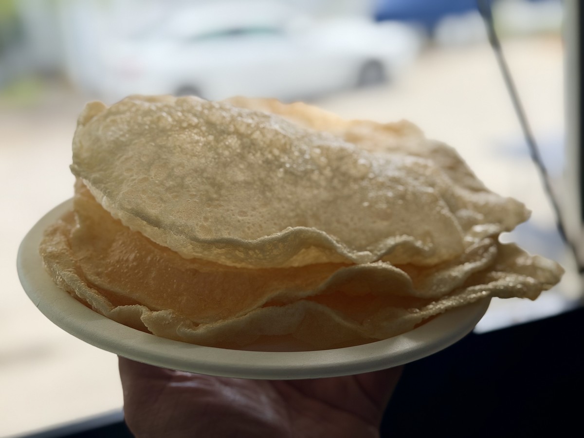 Fresh halwa puri